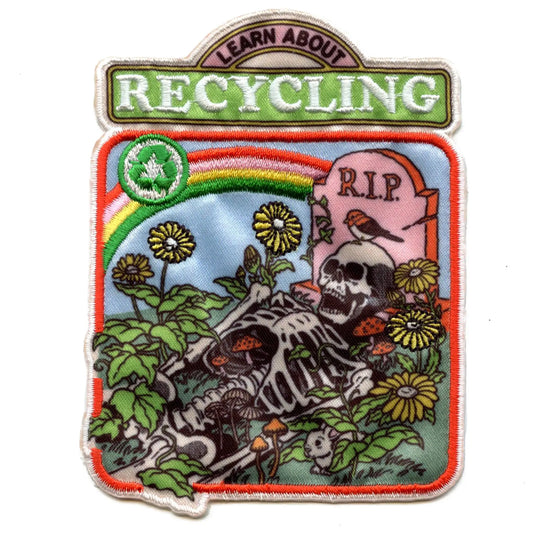 Steven Rhodes  Rotten Corpse  Patch Learning about Recycling Sublimated Embroidery Iron-On