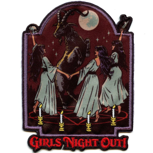 Steven Rhodes Patch Girl's Night Out Sublimated Embroidery Iron-On