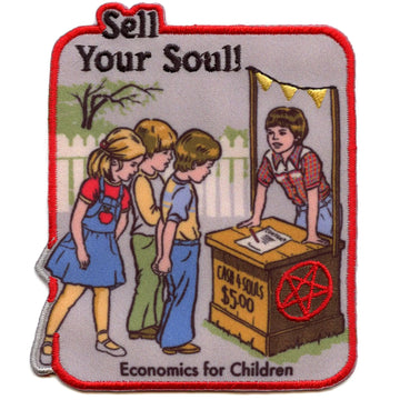 Steven Rhodes Sell Your Soul Stand Patch Economics For Children Sublimated Embroidery Iron On