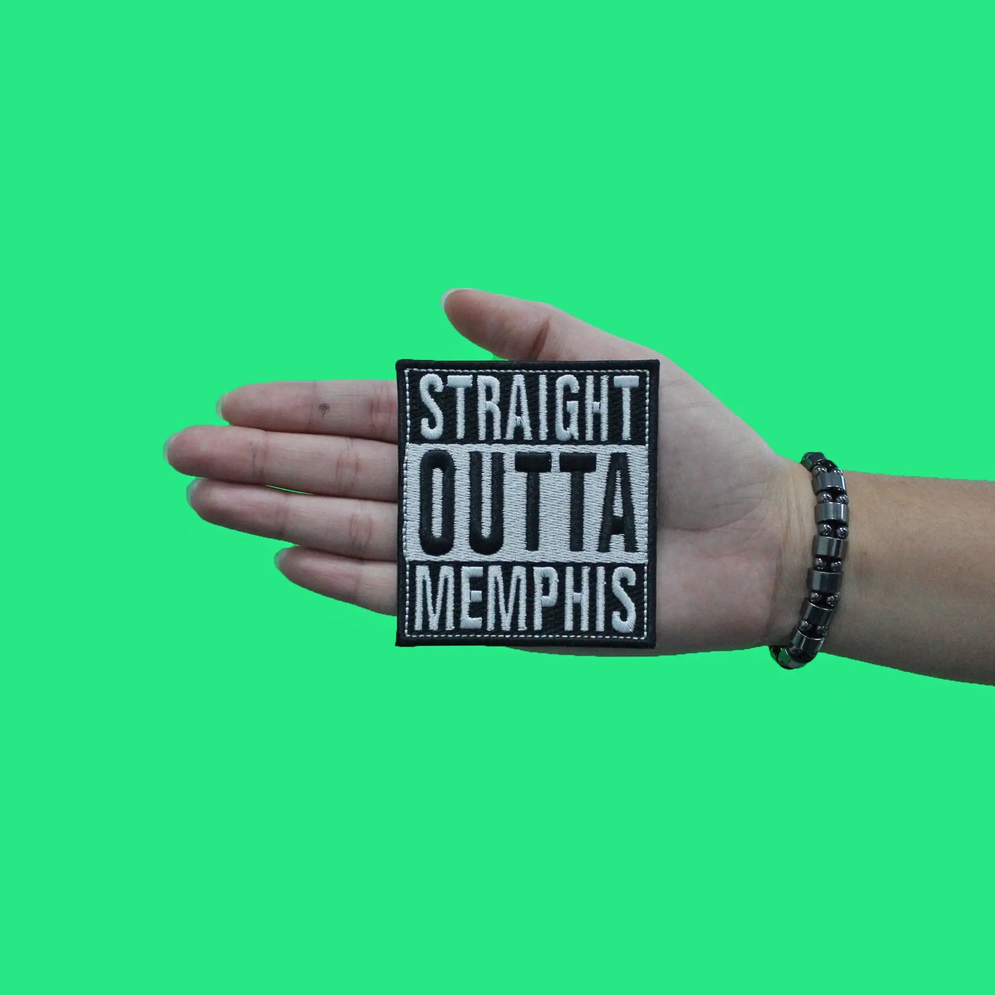 Straight Outta Memphis Patch Embroidered Iron On