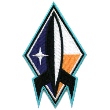 Sugar Land Space Cowboys Patch Rocket Logo Houston Embroidered Iron On