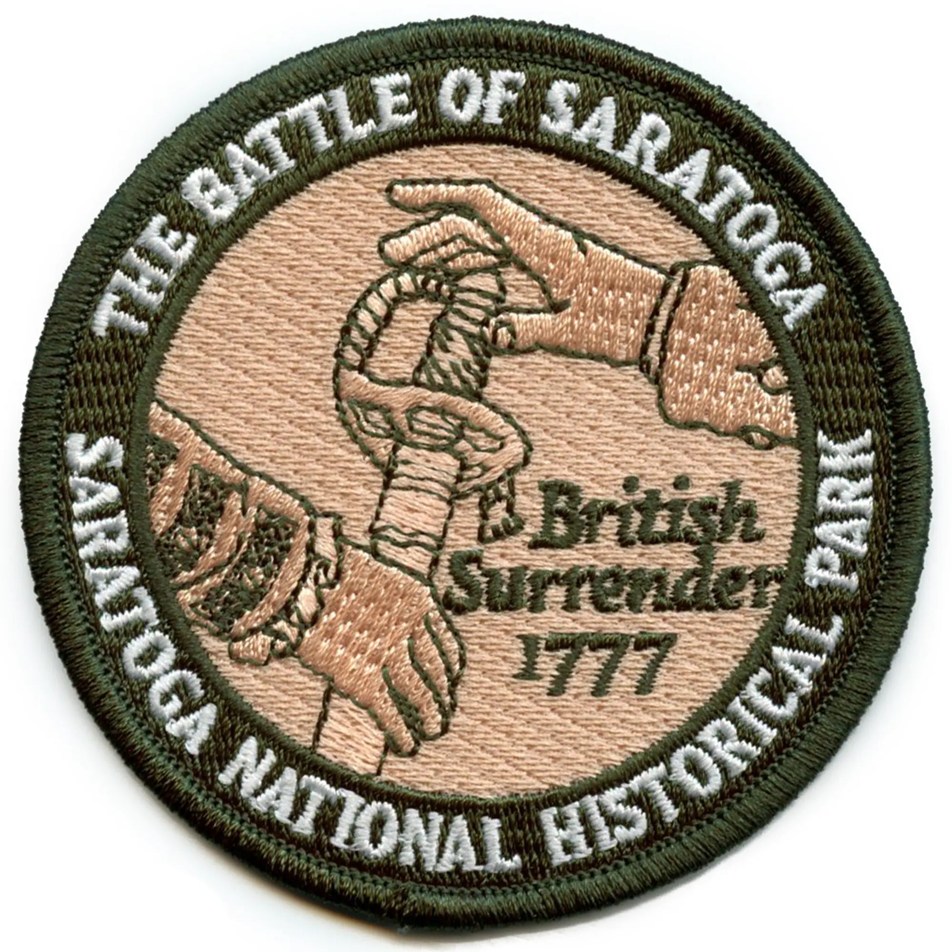 The Battle Of Saratoga Patch Historical Travel Souvenir Embroidered Iron On