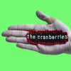 The Cranberries Band Patch Stacked Script Logo Embroidered Iron On