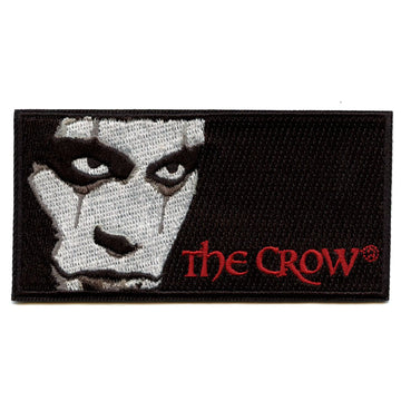 The Crow Eric Draven Patch Stare Portrait Brandon Lee Embroidered Iron On