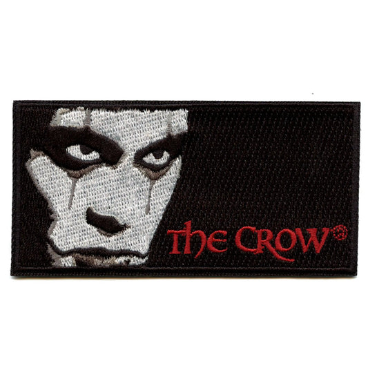 The Crow Eric Draven Patch Stare Portrait Brandon Lee Embroidered Iron On