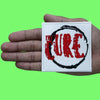 The Cure Music Patch Band Circle Logo Embroidered Iron-On