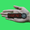 The Ramones Logo & Seal Patch Punk Rock Band Embroidered Iron On