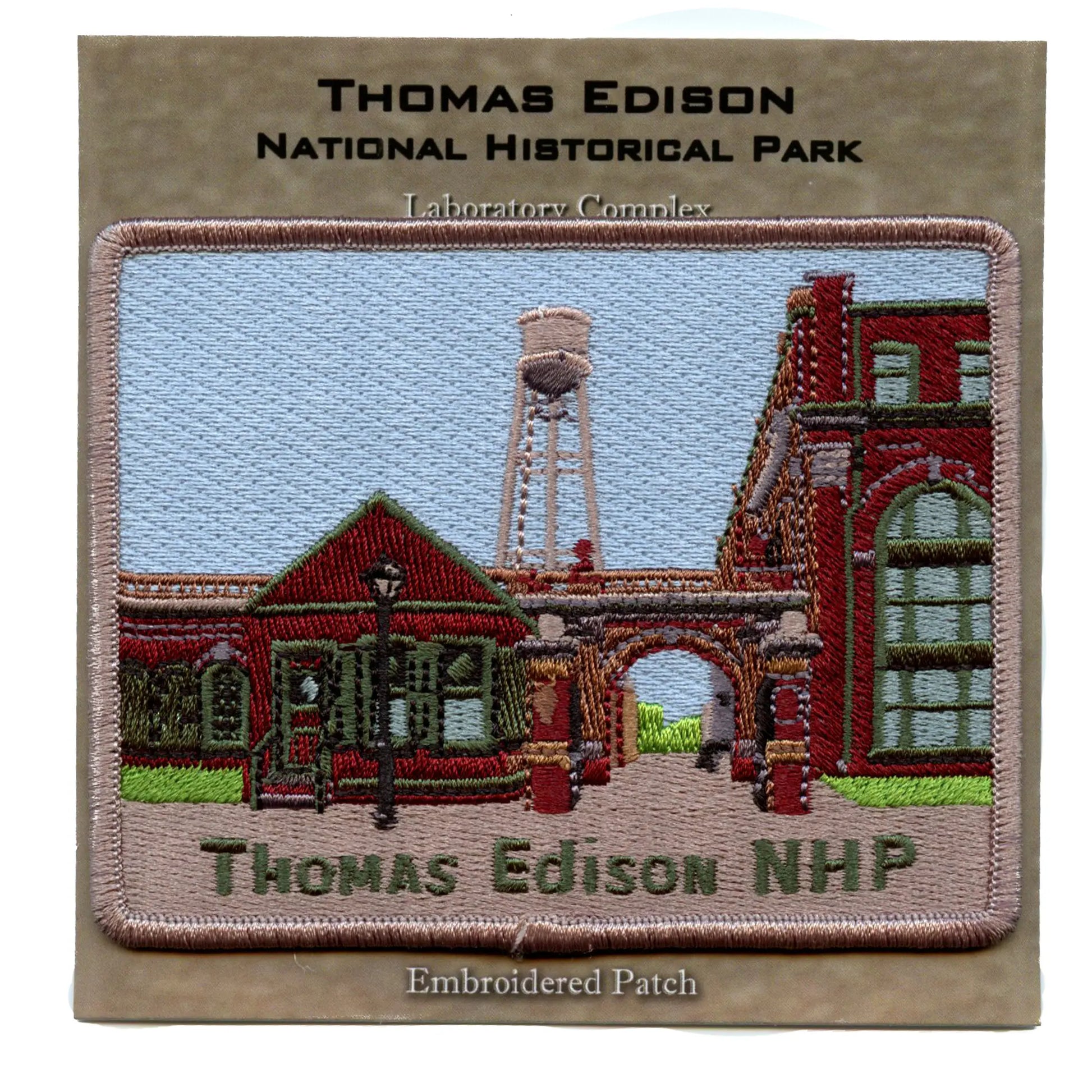 Thomas Edison Residence Patch National Historic Park Embroidered Iron On