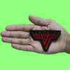 Van Halen Rock Patch Classic Red Logo Embroidered Iron On