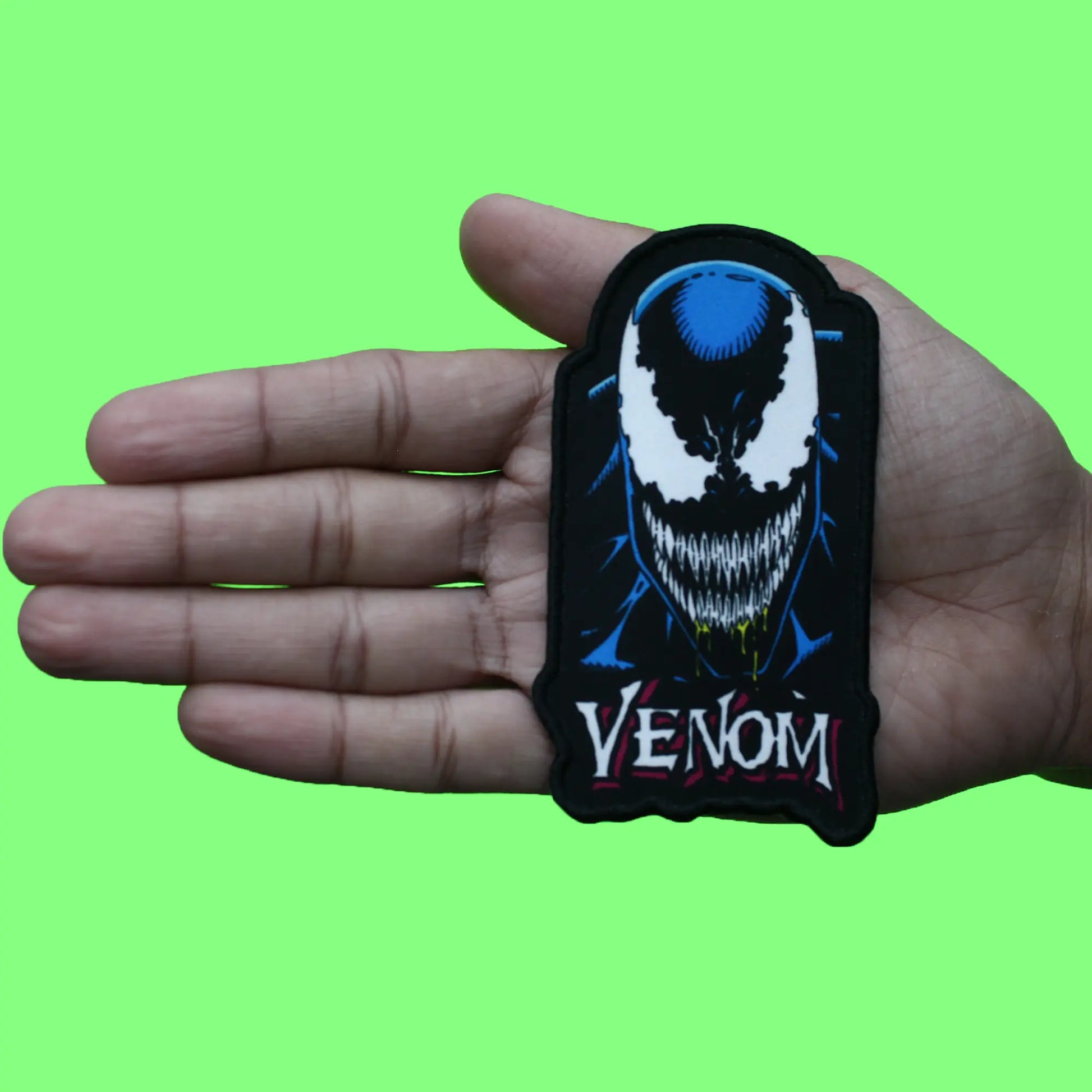 Venom Evil Grin Patch Marvel Comics Spiderman Sublimated Iron On