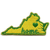 Virginia Home State Patch Embroidered Iron On