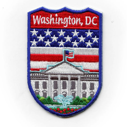 Washington D.C City Tourist Patch World Travel Badge Embroidered Iron On