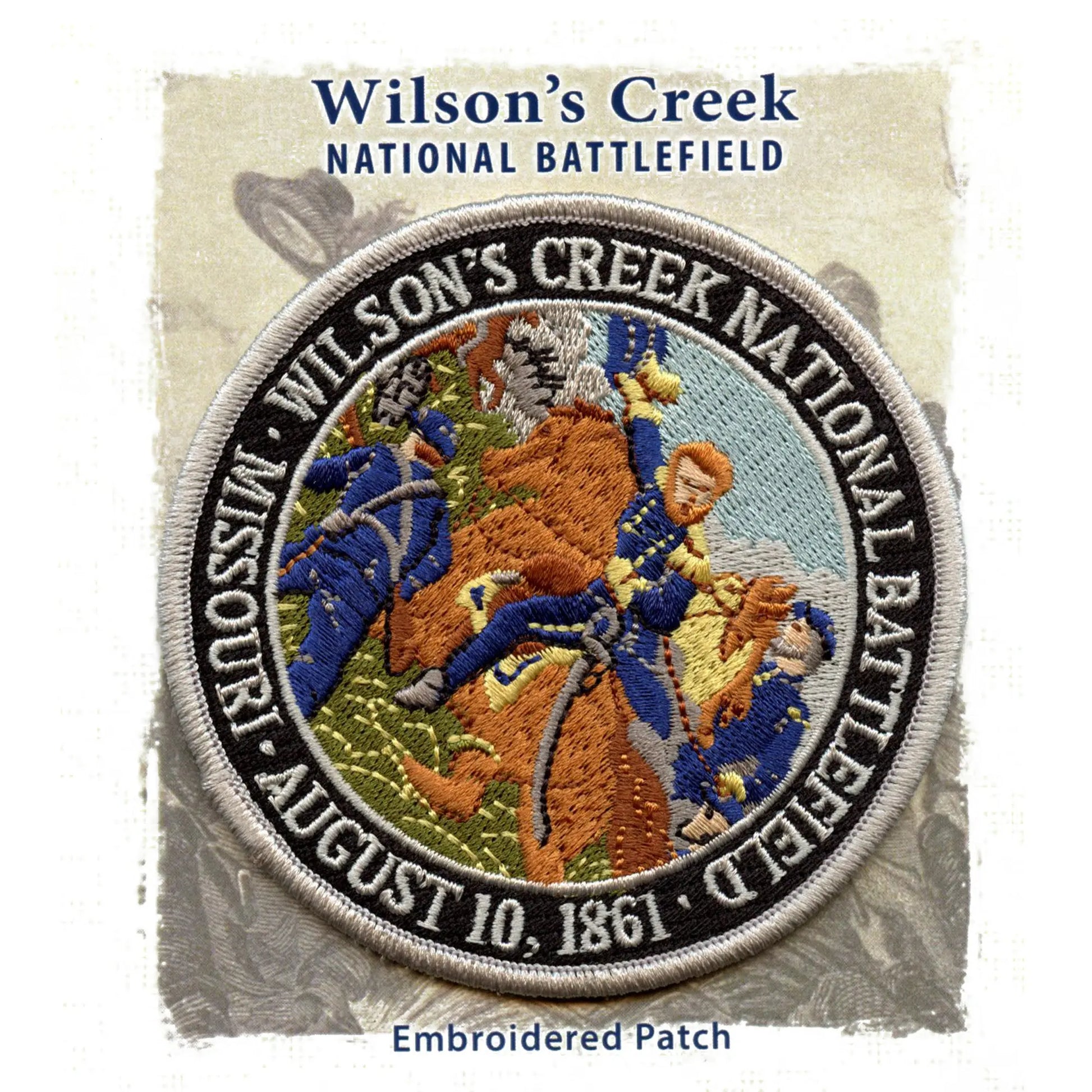 Wilsons Creek Missouri Patch Historic National Battlefield Embroidered Iron On