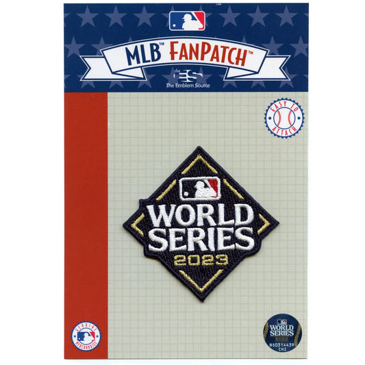 2023 MLB World Series Hat Patch Official Baseball Embroidered