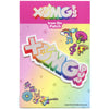 XOMG Pop Glitter Logo Patch Dance Girls Applique Iron On