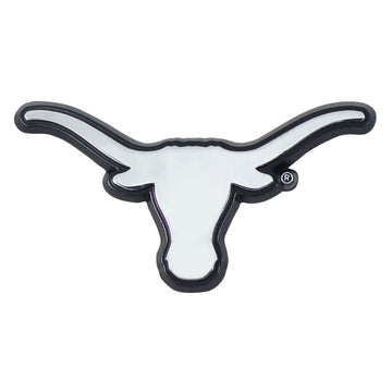 University of Texas Longhorns Premium Solid Metal Chrome Plated Car Auto Emblem 