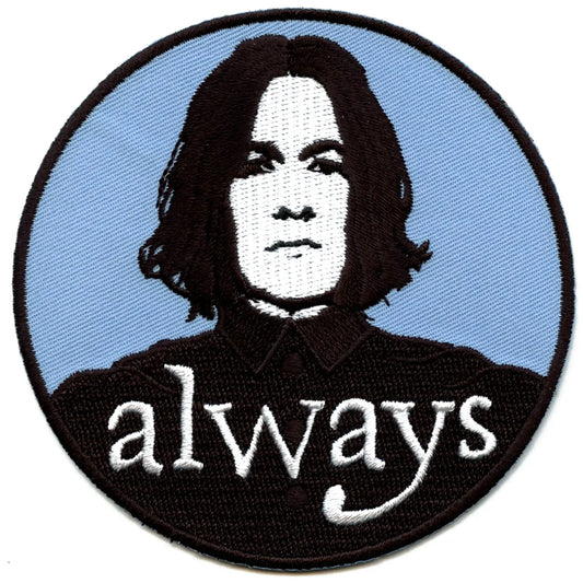 Harry Potter Snape Always Embroidered Iron-on Patch 