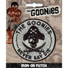 The Goonies "Never Say Die" Round Embroidered Patch 