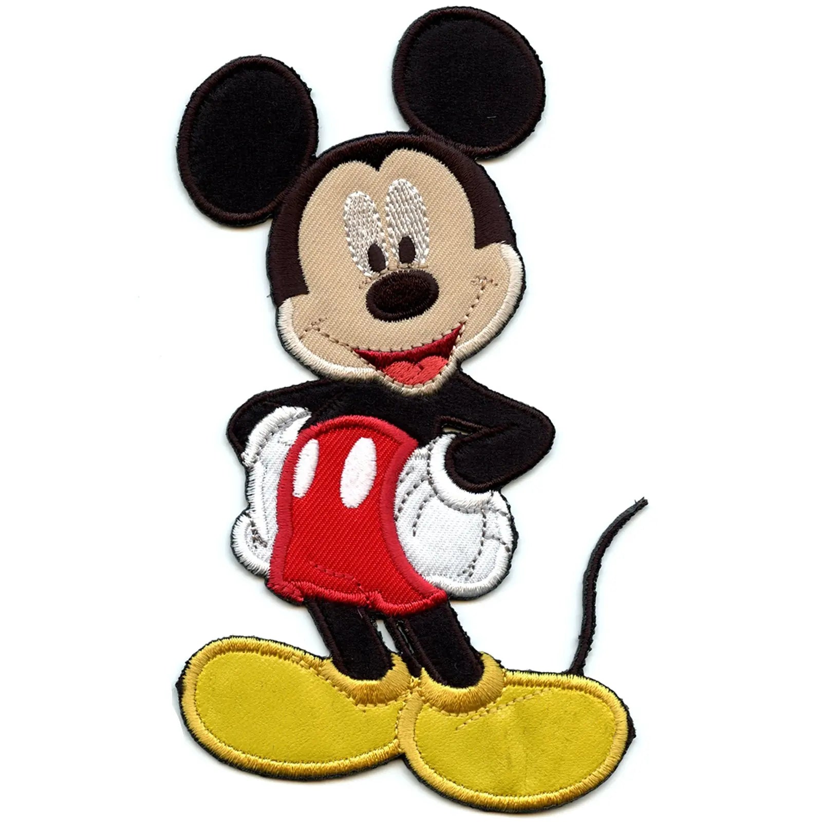 Disney Mickey Mouse Full Body Iron on Embroidered Applique Patch 