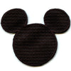 Disney Mickey Mouse Head Silhouette Iron on Embroidered Patch 