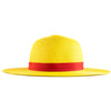 Anime Yellow Straw Hat with Red Ribbon 