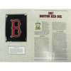 1967 Boston Red Sox Willabee & Ward Patch With Stat Card 