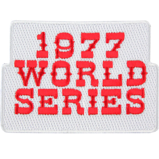 1977 MLB World Series Logo Jersey Patch Los Angeles Dodgers vs. New York Yankees 