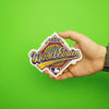 1996 MLB World Series Logo Jersey Patch Atlanta Braves vs. New York Yankees 