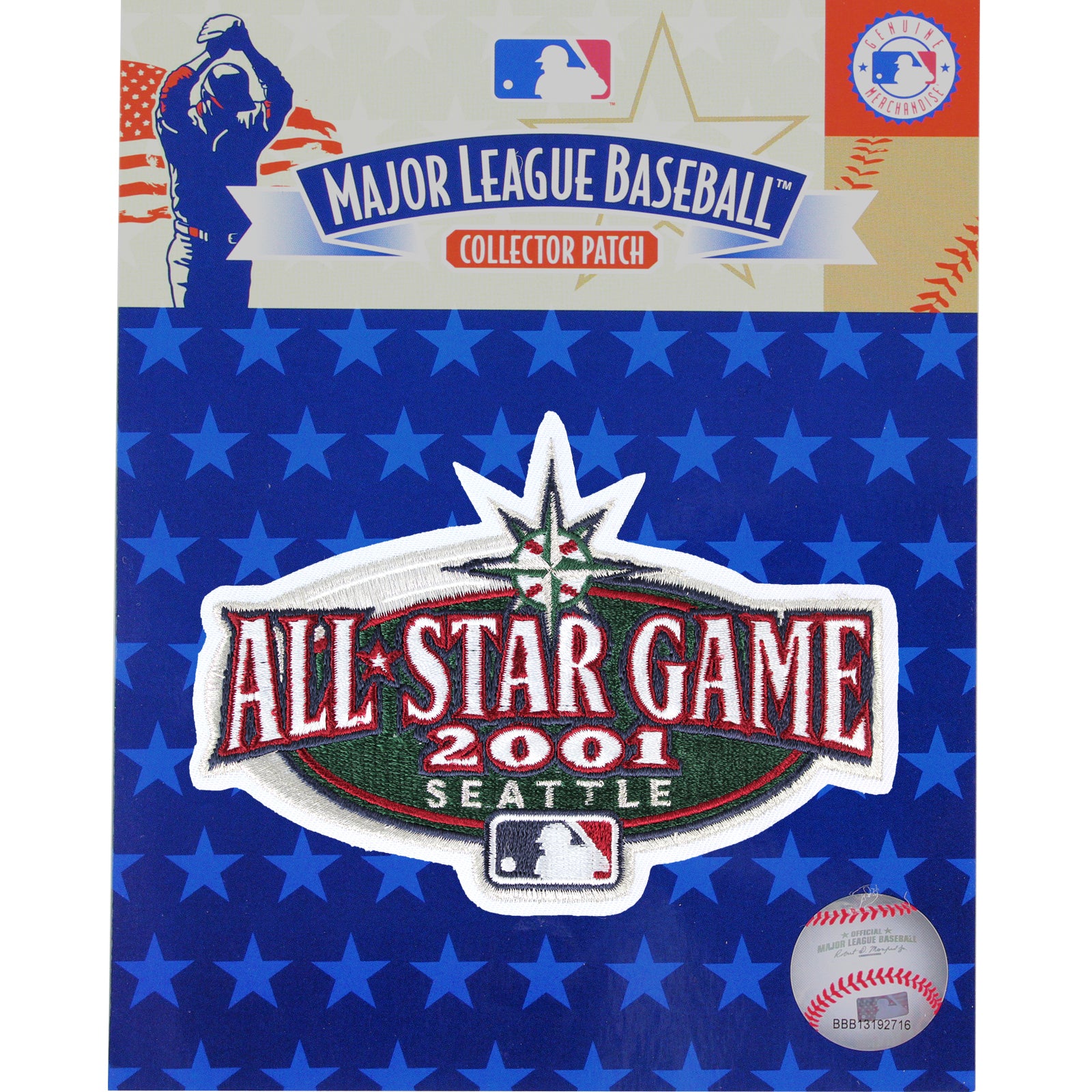 2001 MLB All Star Game Jersey Patch Seattle Mariners 