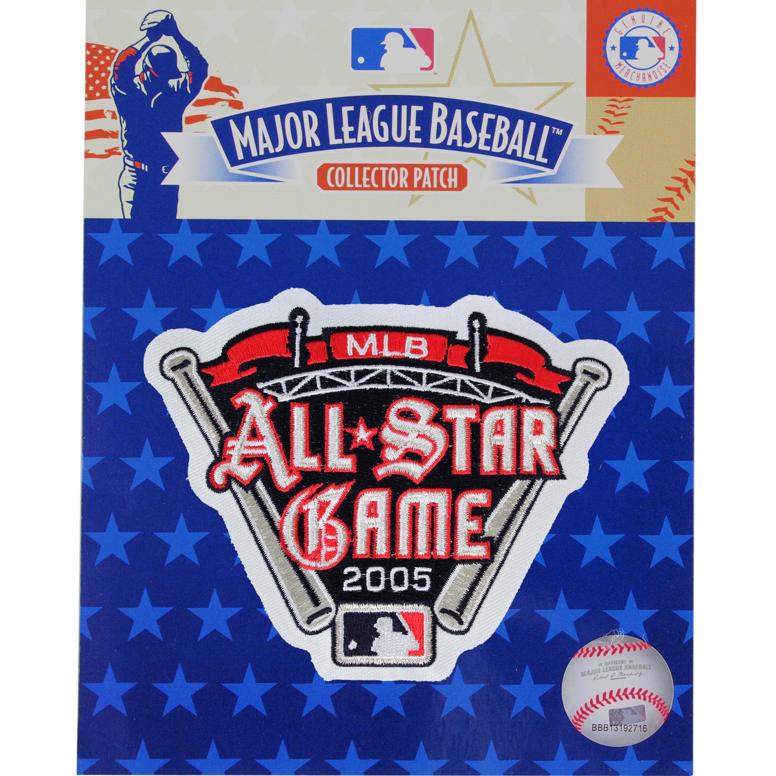 2005 MLB All-star Game Jersey Patch Detroit Tigers 