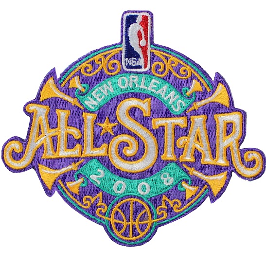 2008 NBA All Star Game Patch New Orleans Hornets 