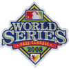 2008 MLB World Series Logo Jersey Patch Philadelphia Phillies vs. Tampa Bay Rays 