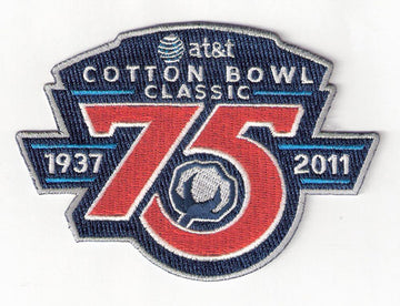 2011 AT&T Cotton Bowl Classic 75th Anniversary Game Patch (LSU vs. Texas AM) 