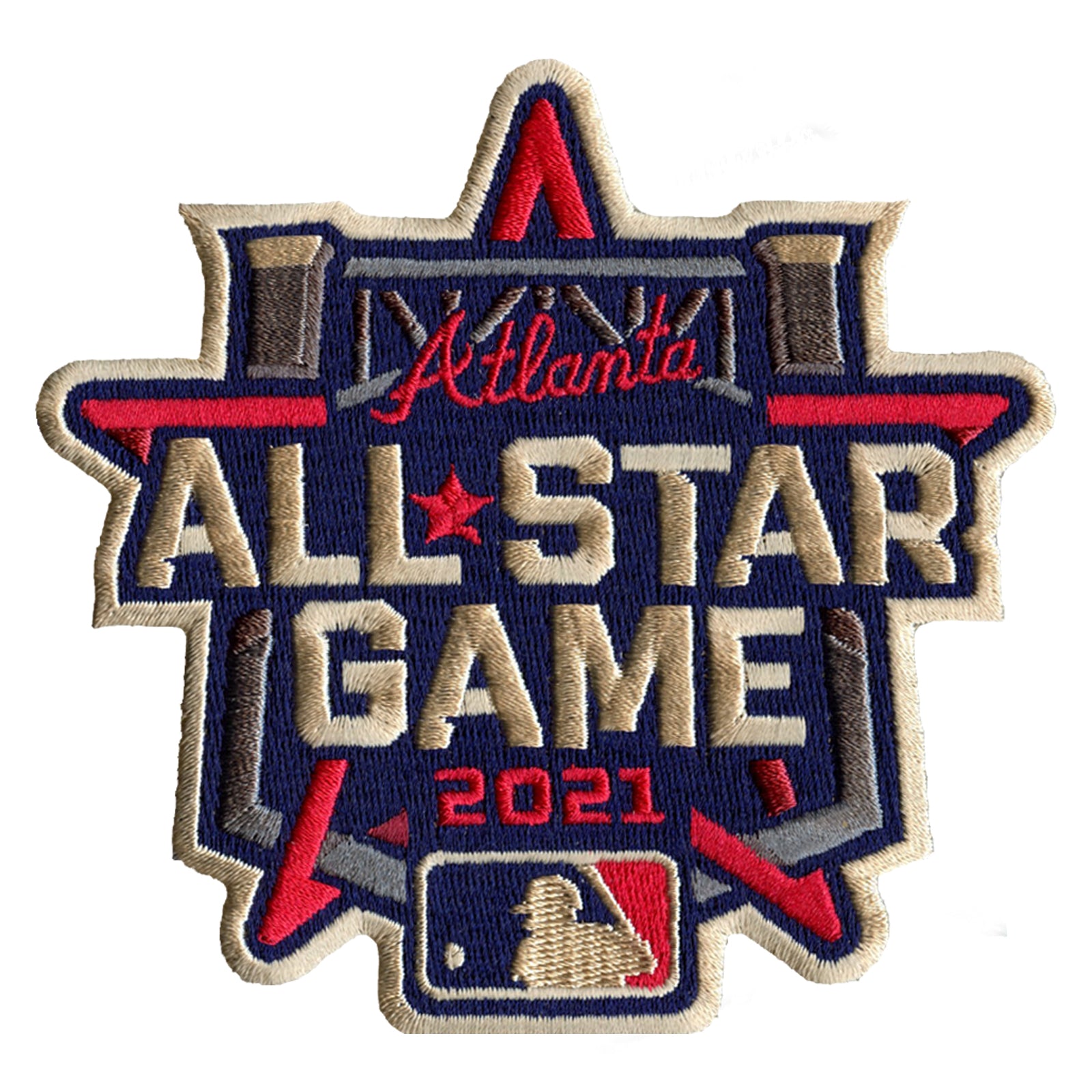 2021 Major League Baseball All Star Atlanta Braves Embroidered Jersey Patch 