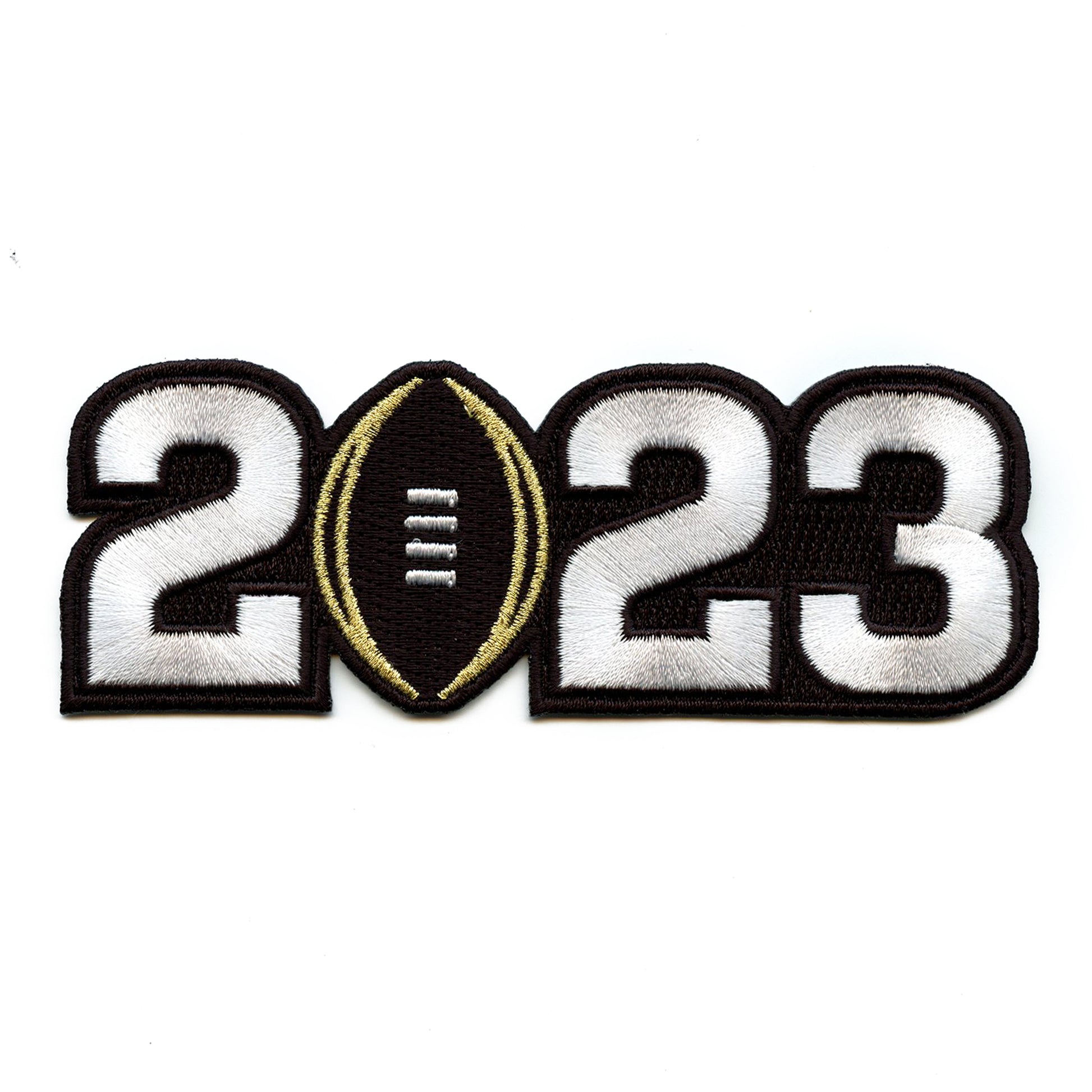 2023 College National Championship Game Jersey Patch Georgia State TCU