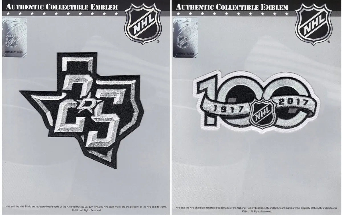 Dallas Stars 25th & NHL 100th Centennial Season Anniversary Jersey Patch 