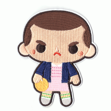 Stranger Things Eleven  Body Shot Logo Iron On Patch 