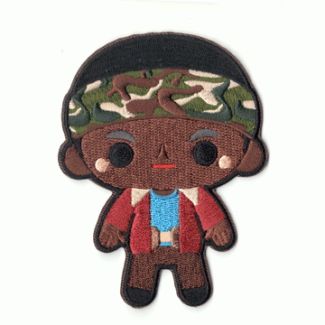 Stranger Things Lucas Body Shot Logo Iron On Patch 