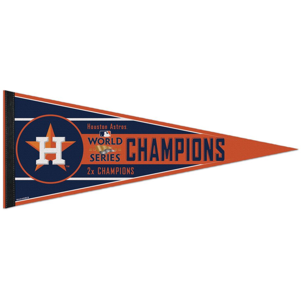 2022 MLB World Series Champions Houston Astros Classic Pennant