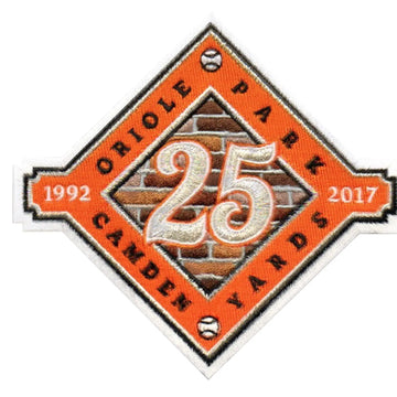 2017 Baltimore Orioles Camden Yards 25th Anniversary Patch 