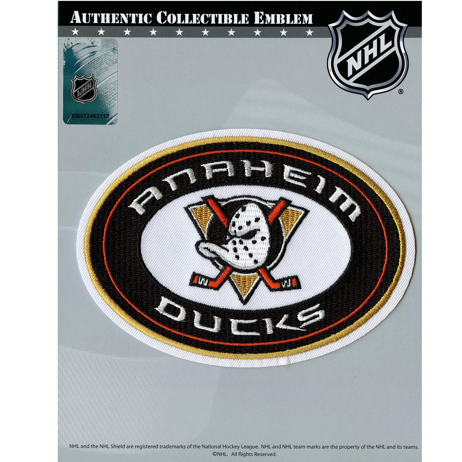 Anaheim Ducks Alternate Oval Patch 