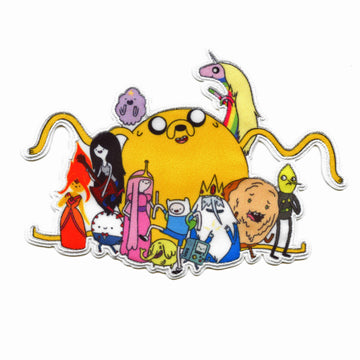 Adventure Time Group Photo Patch Cartoon Network Animation Embroidered Iron On