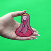 Adventure Time Princess Bubblegum Sitting Patch Cartoon Network Animation Embroidered Iron On