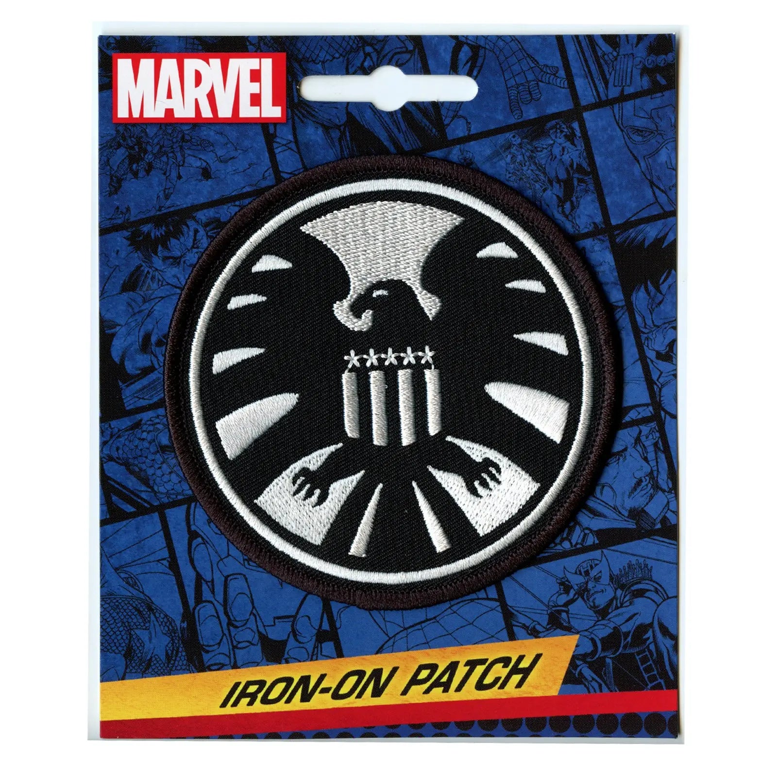 Marvel Comics Agents Of Shield Round Embroidered Iron On Patch 