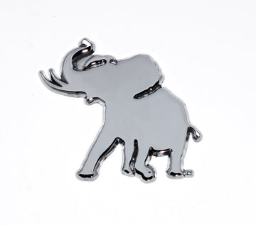 Alabama Crimson Tide Elephant NCAA College Team Solid Metal Chrome Emblem AMG 