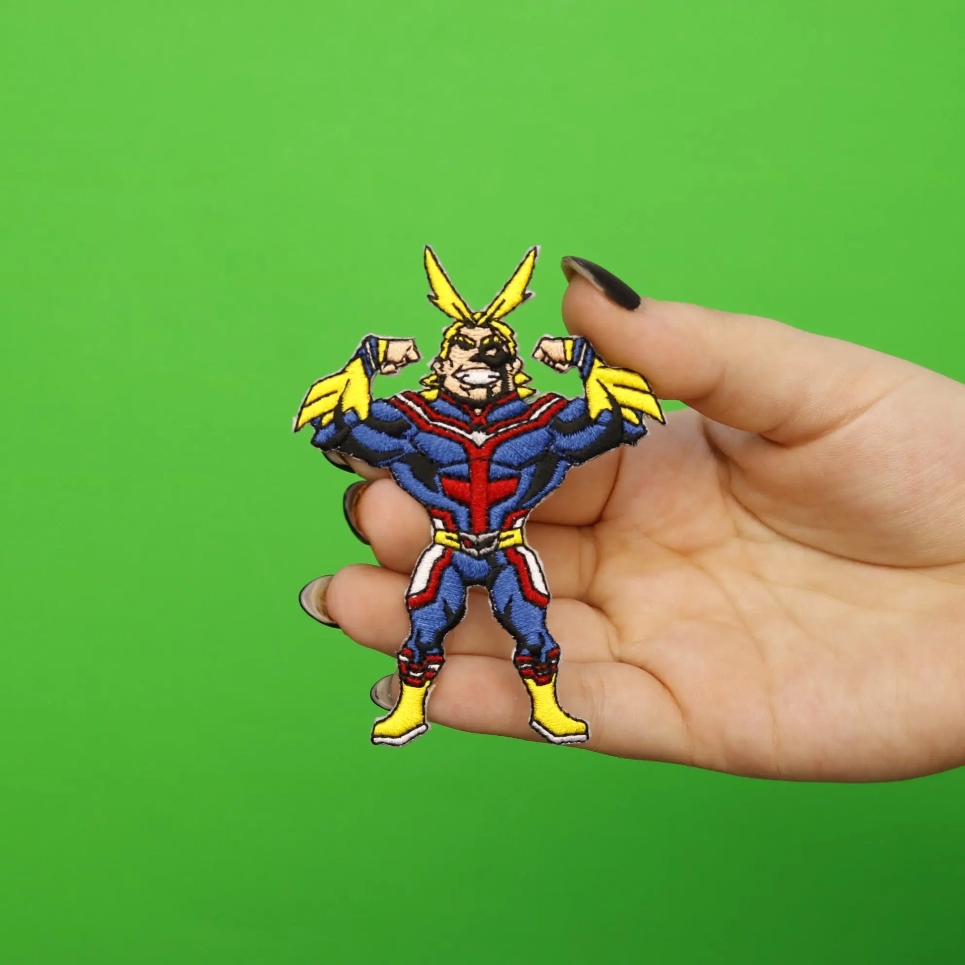 My Hero Academia Anime All Might Full Body Embroidered Iron On Patch 