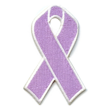 Cancer Awareness Ribbons Fully Embroidered Iron On Patches 