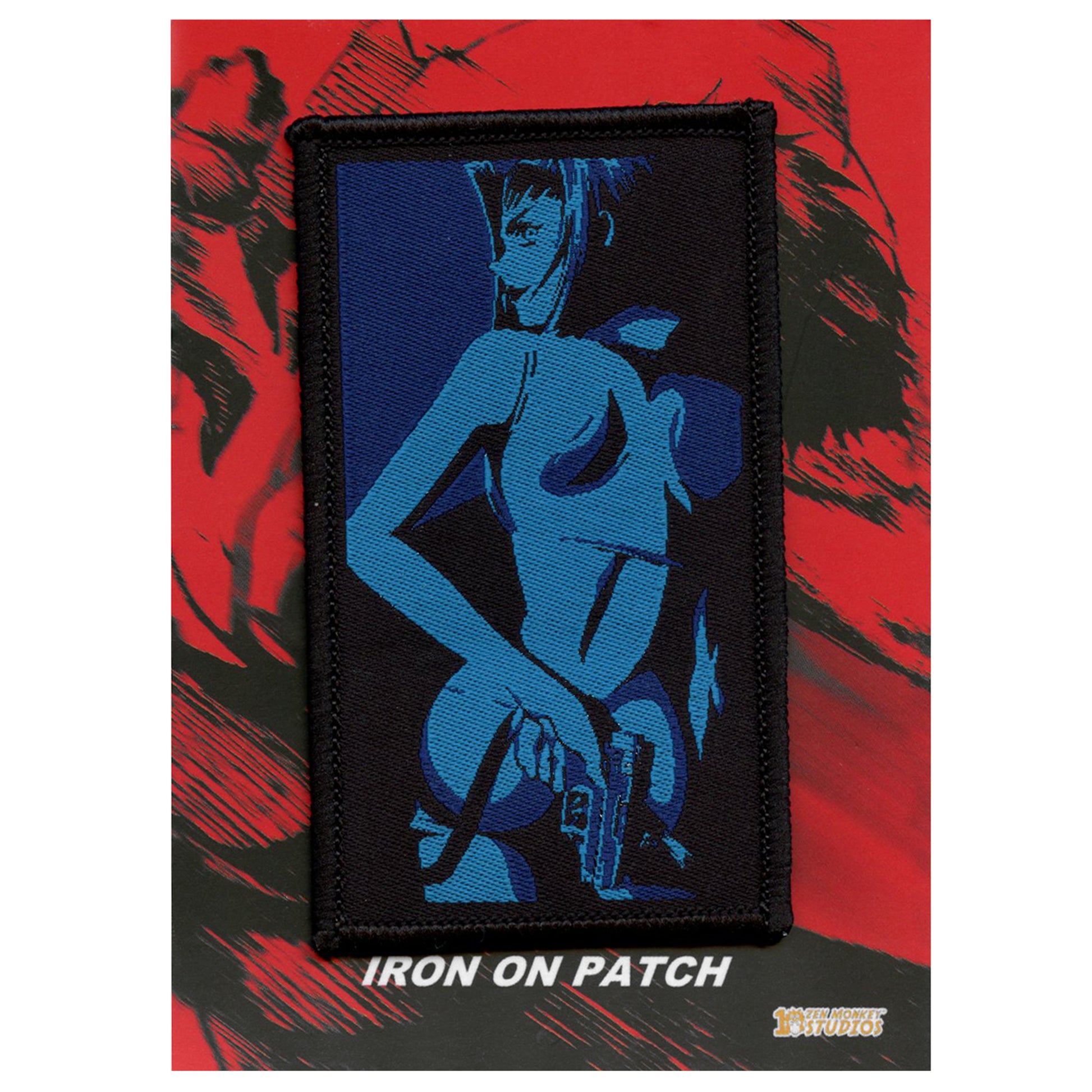 Cowboy Bebop Noir Faye Patch Anime Bounty Western Woven Iron On