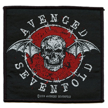 2019 Avenged Sevenfold Distressed Skull Woven Sew On Patch 