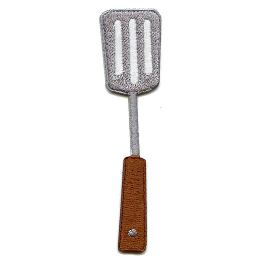 Spatula BBQ Utensil Emoji Embroidered Iron On Patch